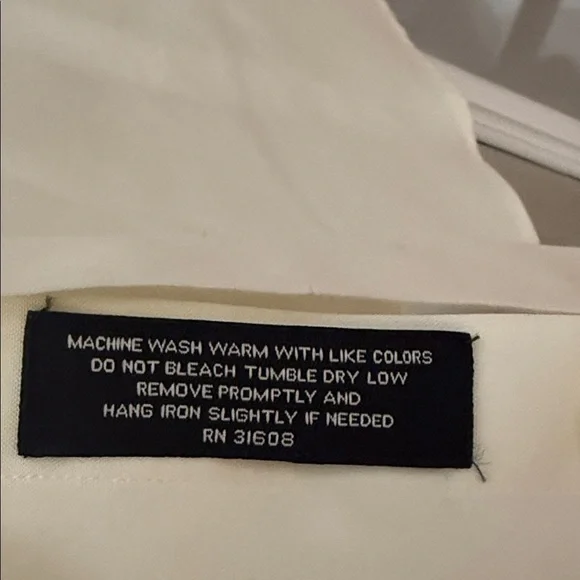 Jos. A. Banks Men's Cream Dress Shirt - Picture 3 of 4